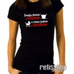 Dámske tričko Doma s rúškom